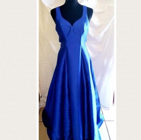 b darlin royal blue dress
